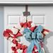 Haute Decor Adjustable Length Wreath Hanger w/ 4 Interchangeable Icons Metal in Brown | 15.75 H x 1.18 W x 4.33 D in | Wayfair AKB393