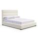 Tandem Arbor Boyd Horizontal Channel Panel Upholstered Bed Linen | 52 H x 71.5 W x 92.5 D in | Wayfair 108-11-QUE-20-ST-KL-AL-BL