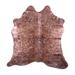 Pink/White 96 x 84 W in Area Rug - Foundry Select Belvia Handmade Cowhide Novelty 7' x 8' Cowhide Area Rug in Brown/Pink Cowhide, | Wayfair