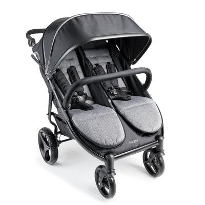 Gaggle Roadster Foldable Double Stroller in Black/...