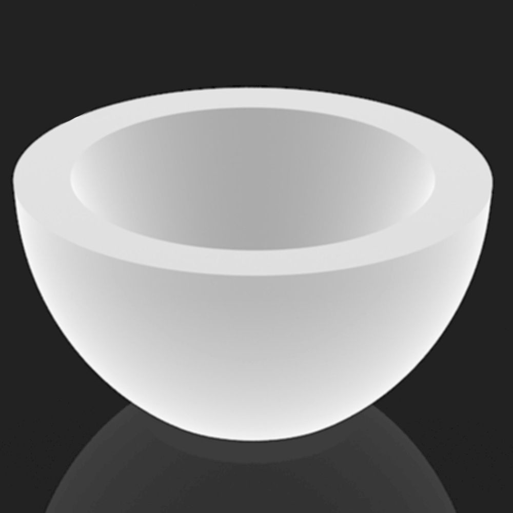 Vondom »SFERA« Outdoor Pflanzengefäß - LED - Beleuchtung 60x30 cm / Weiß LED Image