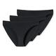 Uncover by Schiesser - Damen - Tai Slip - 3er Pack (L Schwarz)