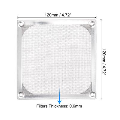 PC Dust Fan Screen Aluminum Mesh for Cooling Case Cover