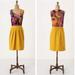 Anthropologie Dresses | Anthropologie Tabitha Lila Frock Silk Flor | Color: Gold/Purple | Size: 0