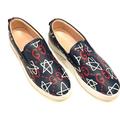 Gucci Shoes | Gucci Ghost Star Men’s Slip Ons 10 Made Italy | Color: Blue/Red | Size: 10