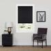 Wide Width Cordless Gii Deluxe Sundown Room Darkening Mini Blind by Achim Home Décor in Black (Size 35" W 64" L)