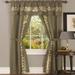 Wide Width Fairfield 5 Piece Window Curtain Set by Achim Home Décor in Taupe (Size 55" W 63" L)