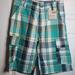 Levi's Bottoms | Boys Nwt Levi Cargo Shorts Plaid | Color: Green/Yellow | Size: 12b