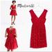 Madewell Dresses | Hp Madewell “Magnolia” Red Sleeveless Tie-Back Sundress | Color: Red/White | Size: S