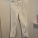 Levi's Jeans | High Rise Straight Crop Levi’s White Jeans Size 27 | Color: Blue/White | Size: 27