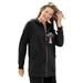 Plus Size Women's Disney Women's Zip Up Fleece Hoodie Minnie Mouse by Disney in Black Minnie (Size L)