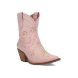 Women's Primrose Mid Calf Western Boot by Dingo in Pink (Size 6 M)