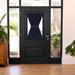 Wide Width Darcy Rod Pocket Door Panel With Tieback by Achim Home Décor in Navy (Size 54" W 72" L)