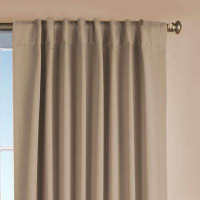 Ultimate Blackout Back Tab Curtain Panel, 56 x 63, Latte