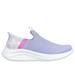 Skechers Girl's Slip-Ins: Ultra Flex 3.0 - Colory Wild Sneaker | Size 13.0 | Lavender | Textile | Machine Washable