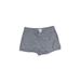 Gap Outlet Khaki Shorts: Blue Solid Bottoms - Women's Size 4 - Stonewash