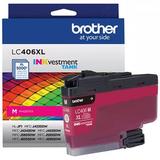Brother Genuine LC406 INKvestment Tank High Yield Magenta Ink Cartridge LC406XLMS