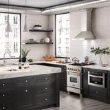 "Autograph Edition 24"" 2.8 cu. ft. Dual Fuel Range with Gas Stove and Electric Oven in Stainless Steel with Gold Accents - ZLINE Kitchen And Bath RAZ-24-G"