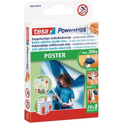 Powerstrips poster - Doppelseitige Klebestreifen für Poster und Plakate - Selbstklebend und spurlos