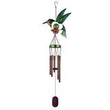 Sunset Vista Designs 412178 - 38" Solar Hummingbird Chime Wind Chime