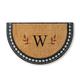 Juno Half-Round Monogrammed Coco Door Mat - 36" x 72", Y - Frontgate