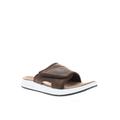 Men's Propet Emerson Men'S Slide Sandals by Propet in Brown (Size 11 1/2 M)