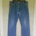 Levi's Jeans | Mens Levis 517 Bootcut Denim Jeans 3430 Faded Med. Wash Distressed | Color: Blue | Size: 34