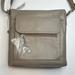 Giani Bernini Bags | Giani Bernini Sand Brown Leather Crossbody Bag, Silver Hardware, Nwt!! | Color: Gray/Tan | Size: Os