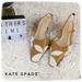 Kate Spade Shoes | Kate Spade Ny Tan & White Floral Slingback Heels | Color: Tan/White | Size: 8.5