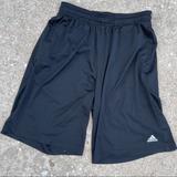 Adidas Bottoms | Adidas Long Black Shorts Size Large | Color: Black | Size: Lb