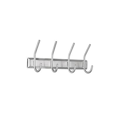 ALCO Wandgarderobe 2841 13x7x31,5cm Metall silber