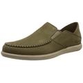 Clarks Herren Bratton Slip Hausschuh, Olive Nubuck, 40 EU