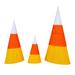 3-Piece Pre-Lit Candy Corn Cones by National Tree Company