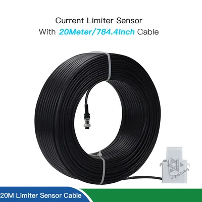 Câble de capteur limiteur de longueur de 20M pour onduleur SUN-1000G SUN-2000G 1000W 2000W G2