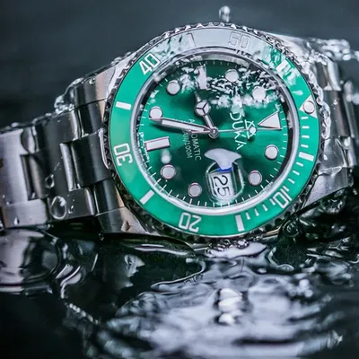 DUKA – montre-bracelet de luxe automatique en acier saphir pour homme 40MM mécanique horloge de