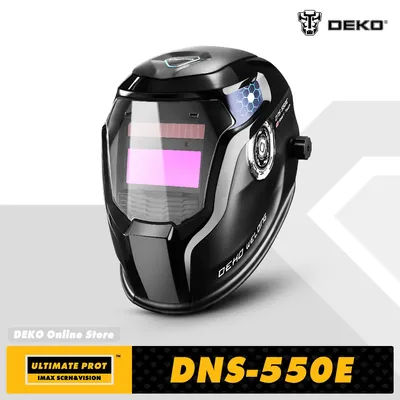 DEKO – cagoule de soudure à énergie solaire obscurcissement automatique masque de lentille