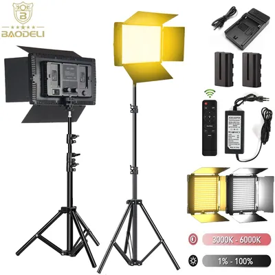 Lampe de Studio Photo LED 50W F550 éclairage pour caméra enregistrement vidéo Portable pour jeux