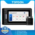 TOPDON-Outil de Diagnostic de Voiture ArtiDiag800 BT Scanner Automobile OBD2 Tous les Systèmes