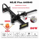 NEJE Plus – graveur Laser CNC 80...