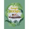 Poster Disney Le livre de la Jungle - Mowgli et Baloo les amis de la Jungle 30 cm x 40 cm