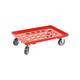 FP - Chariot de transport 416 x 615mm rouge Raster