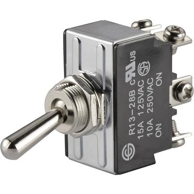 1587676 TC-R13-28B-06 Kippschalter 250 v/ac 10 a 2 x Ein/Ein rastend 1 St. - Tru Components Image