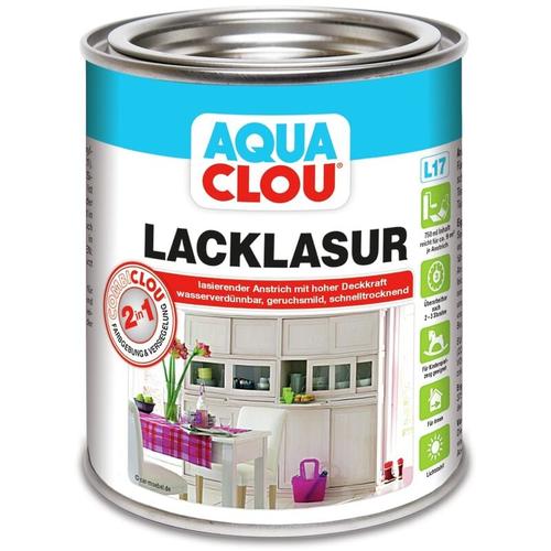 Aqua Clou Lacklasur L17, Nr. 15 750 ml, farblos Schutzlack Schutzlasur Innen