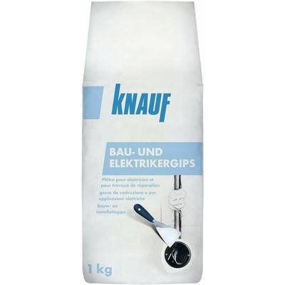 Knauf - Bau- und Elektrikergips hellgrau, 1 kg Schnellzement Image