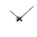 Nomon Axioma Oversized Wall Clock Metal in Black/Red/White | 23.6 H x 23.6 W x 2.3 D in | Wayfair AXI000N