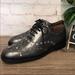 Coach Shoes | Coach Tegan Oxford Leather Shoes Studs Women's Size 5 | Color: Black/Gray | Size: 5