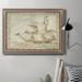 Longshore Tides Ghost Ship II - Picture Frame Painting on Canvas Canvas, Solid Wood in White | 24 H x 36 W x 2.5 D in | Wayfair