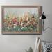 Red Barrel Studio® Garden in Bloom II - Picture Frame Painting on Canvas Canvas, Solid Wood in Green/Red | 16 H x 20 W x 2.5 D in | Wayfair