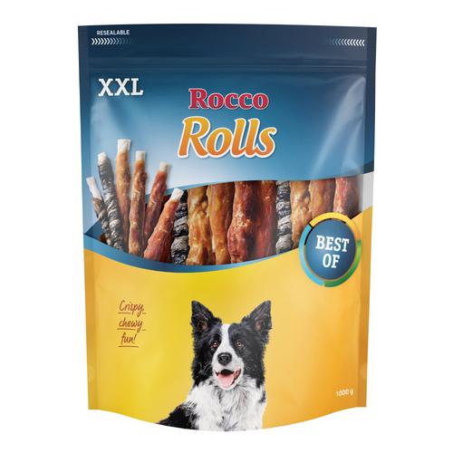 1kg Rocco Rolls XXL Pack Kaurollen - Mixpaket Hundesnacks