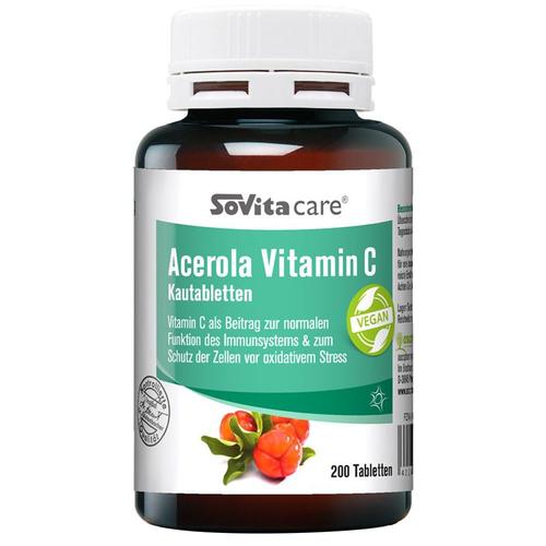 Sovita Care Acerola Vitamin C Kautabletten 200 St